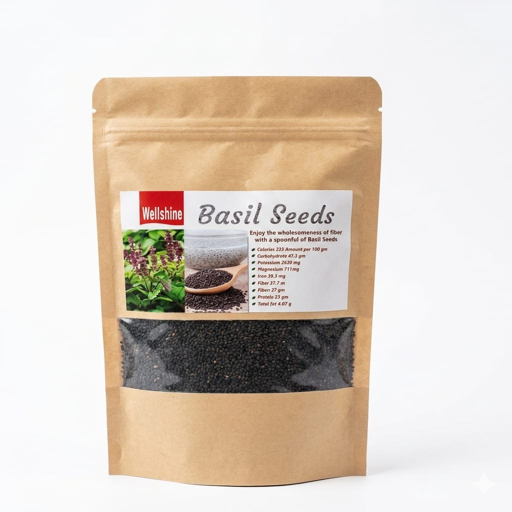 Natural Basil Seeds in Pala, Kerala - Wellshine Distributors