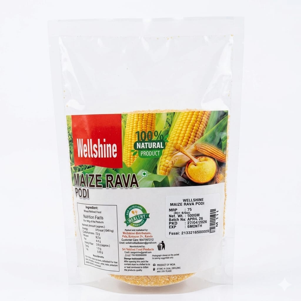 Premium Maize Rava Podi in Pala, Kerala - Wellshine Distributors