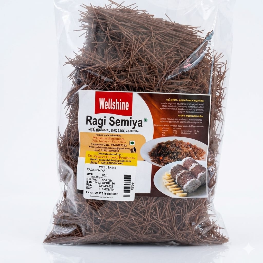 Traditional Ragi Semiya Pack in Pala, Kerala - Wellshine Distributors